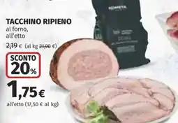 Ipercoop Tacchino ripieno offerta