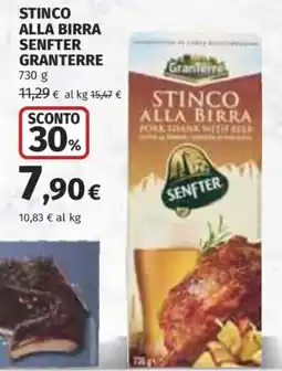 Ipercoop Stinco alla birra Senfter offerta