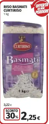 Ipercoop Riso basmati Curtiriso offerta