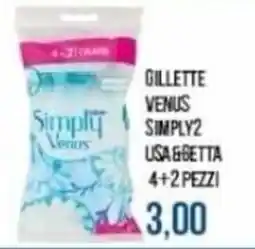 Beauty Si Gillette Venus Simply2 usa e getta offerta
