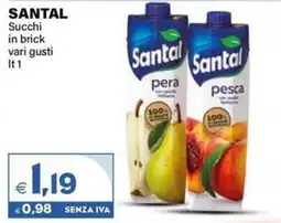 Boningros Cash and Carry Santal Succhi in brick offerta