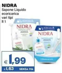 Boningros Cash and Carry Nidra Sapone Liquido ecoricarica offerta