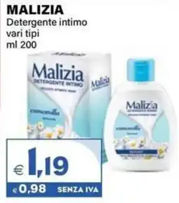 Boningros Cash and Carry Malizia Detergente intimo offerta