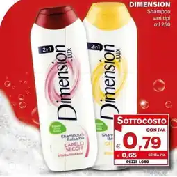 Boningros Cash and Carry Dimension Shampoo offerta