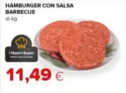Tigre Hamburger con salsa barbecue offerta