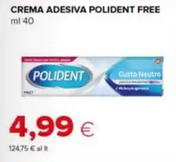 Tigre Crema adesiva Polident Free offerta