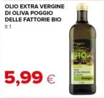 Olio extra vergine di oliva Poggio delle fattorie bio