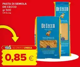 Tigre Pasta di semola De Cecco offerta