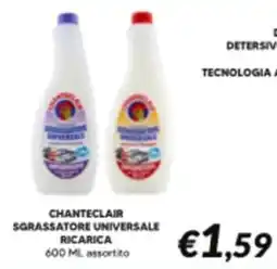 Supermercati Visotto Chanteclair sgrassatore universale ricarica offerta
