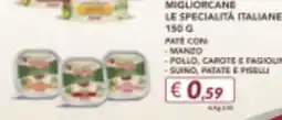 Supermercati Visotto MigliorCane le specialità italiane offerta