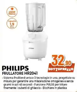 Ipercoop Philips frullatore hr2041 offerta