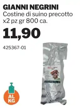 GrosMarket Costine di suino precotto Gianni Negrini offerta