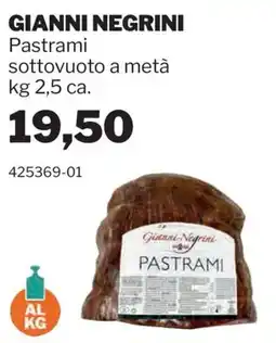 GrosMarket Pastrami Gianni Negrini offerta