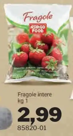 GrosMarket Fragole Asiago Food offerta