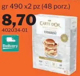 GrosMarket Carte d'Or Tiramisù offerta