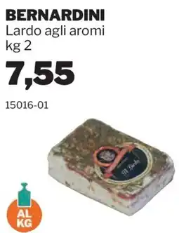 GrosMarket Bernardini Lardo agli aromi offerta