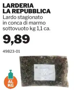 GrosMarket Lardo stagionato in conca di marmo offerta