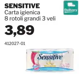GrosMarket Carta igienica Sensitive offerta