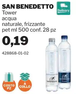 GrosMarket San Benedetto Tower acqua naturale, frizzante offerta