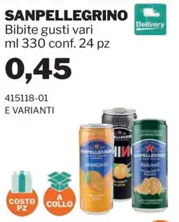 GrosMarket Sanpellegrino bibite gusti vari offerta