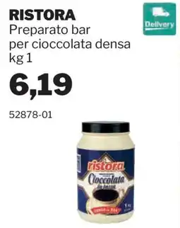 GrosMarket Ristora preparato bar per cioccolata densa offerta