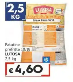 Italy Cash Patatine prefritte 10/18 LUTOSA offerta