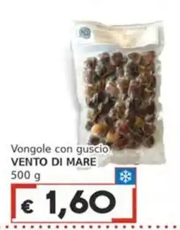 Italy Cash Vongole con guscio Vento di Mare offerta