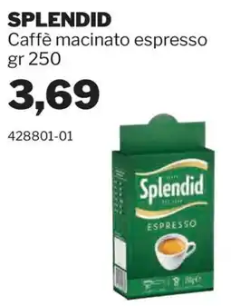 GrosMarket Splendid Caffè macinato espresso offerta