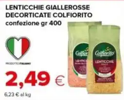 Tigre Lenticchie giallerosse decorticate Colfiorito offerta