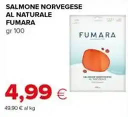 Tigre Salmone norvegese al naturale Fumara offerta