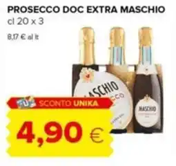 Tigre Prosecco Doc Extra Maschio offerta