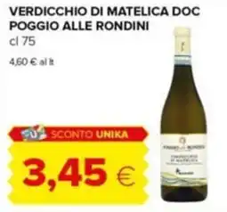 Tigre Verdicchio di Matelica DOC Poggio alle Rondini offerta