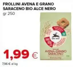 Tigre Frollini avena e grano saraceno bio alce nero offerta