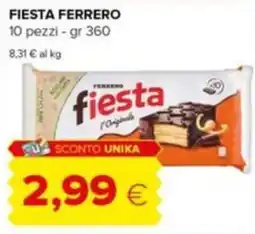 Tigre Ferrero Fiesta l'Originale offerta