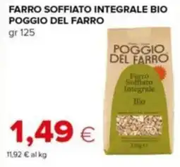 Tigre Farro Soffiato Integrale Bio Poggio del Farro offerta
