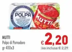 Cash & Carry Grossy Mutti Polpa di Pomodoro offerta