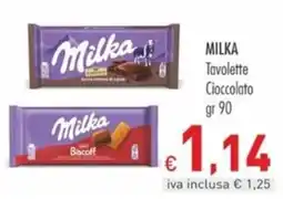 Cash & Carry Grossy Milka Tavolette Cioccolato offerta