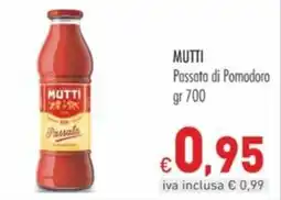 Cash & Carry Grossy Mutti Passata di Pomodoro offerta