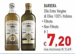 Cash & Carry Grossy Barbera Olio Extra Vergine di Oliva 100% Italiano offerta