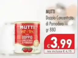 Cash & Carry Grossy Mutti Doppio Concentrato di Pomodoro offerta