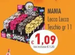 Cash & Carry Grossy Mania Lecca Lecca Teschio offerta