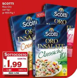 Boningros Cash and Carry Scotti Riso Oro offerta