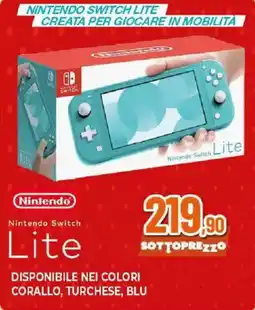 Ipercoop Nintendo Switch Lite offerta