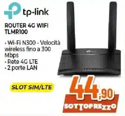 Ipercoop tp-link router 4g wifi tlmr100 offerta