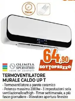 Ipercoop Olimpia Splendid Termostato Caldo Up T offerta