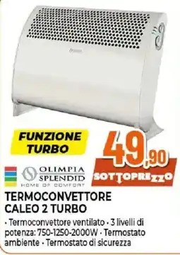 Ipercoop Olimpia Splendid Termoconvettore Caleo 2 Turbo offerta