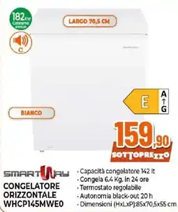 Ipercoop Congelatore orizzontale Smartway offerta