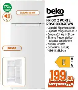 Ipercoop Frigorifero Beko 2 porte offerta