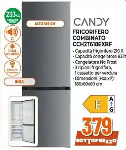 Ipercoop Candy frigorifero combinato offerta