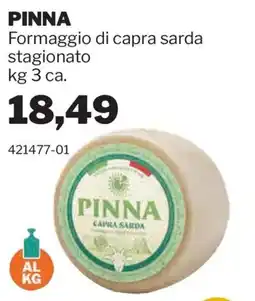GrosMarket Pinna formaggio di capra sarda offerta
